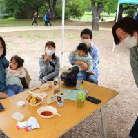 BBQに参加するゲスト