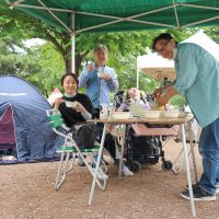 BBQに参加するゲスト